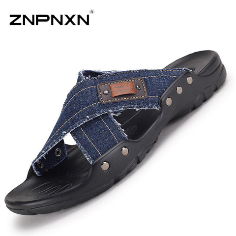 ZNPNXN Men Sandals Brand Flip Flops Men Summer Shoes Beach Slippers For Men Beach Shoes Sapato Feminino 2016