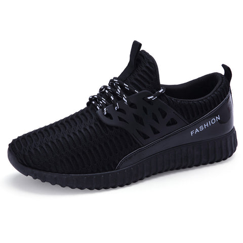 2016 Men Running Shoes Sport Big Size Black/Gray Mesh Jogging Shoes For Men Summer/Autumn Sneakers Mens Athletic Trainers Male