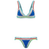 2016 TOP Sexy Women Handmade Crochet Bikini set Color bath Knit Swimwear Suit Brazilian biquini Triangle Swimming Beach Swimsuit