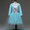 2015 elsa dress girls Cosplay Dress Costume snow queen princess anna Dress Kids party dresses fantasia infantis vestido Menina