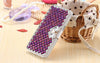 Bow Bowknot Crystal Diamond Bling Leather Cover Case Capa Funda for Samsung Galaxy J5 J7 J2 J3 J1 2016 S7 S7 Edge S6 s6 Edge