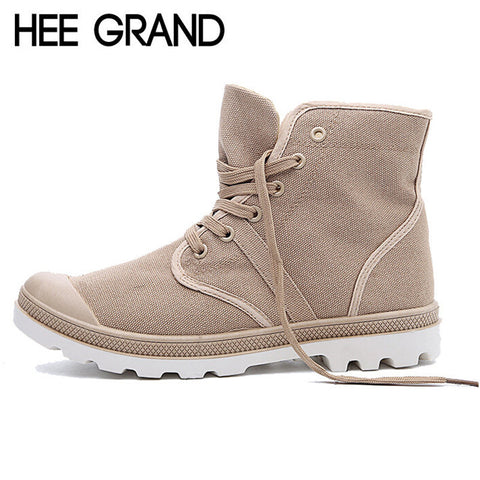 2016 New Fall Men Boots Solid Fashion Ankle Boots Man Casual Lace Up Canvas Shoes Man High Quality Male Shoes Size 39-45 XWF294