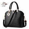 2016 New Women Handbags Famous Brands Women Messenger Bag Alligator Pattern PU Leather Handbags Shell Shoulder Bag Crossbody Bag