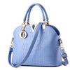 2016 New Women Handbags Famous Brands Women Messenger Bag Alligator Pattern PU Leather Handbags Shell Shoulder Bag Crossbody Bag