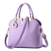 2016 New Women Handbags Famous Brands Women Messenger Bag Alligator Pattern PU Leather Handbags Shell Shoulder Bag Crossbody Bag