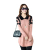 Turn-down collar sweater dress women plus size S-XXXL pullover medium-long print basic ropa mujer wool cashmere sweater 70109