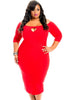 2015 New Sexy Fashion Women Dress  Solid Envelope Hem Faux Wrap Plus Size Dress LC22237 Mono Mujer Corto