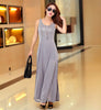 2016 Fashion Summer Dress Sexy Women Maxi Dress Plus Size Solid O-neck Casual Dress Elegant Evening Party Long Dresses Vestidos