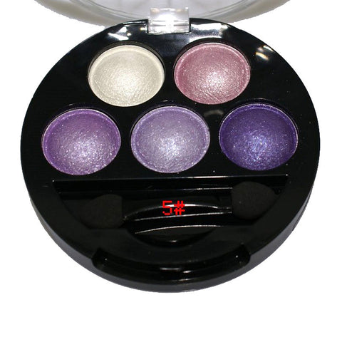 2PCS Eye Shadow Powder Brand Makeup Eyebrow Enhancer Eyeshadows Palette Eye Shadow Palette Waterproof 5 Color