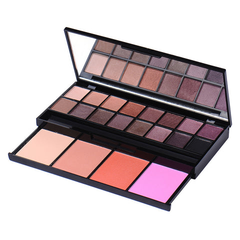 1PC/Set New Arrivals Brand New Makeup Cosmetics Galaxy Chic 16 Colors Eyeshadow Blush Palette maquiagem