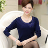 woman sweater 2016 new women's autumn long-sleeve sweater plus size mother clothing basic Cashmere sweater Factory outlets