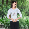 Traditional Chinese clothing 2016 women ethnic brand long sleeve stand collar green black white rose red embroidery blouse blusa